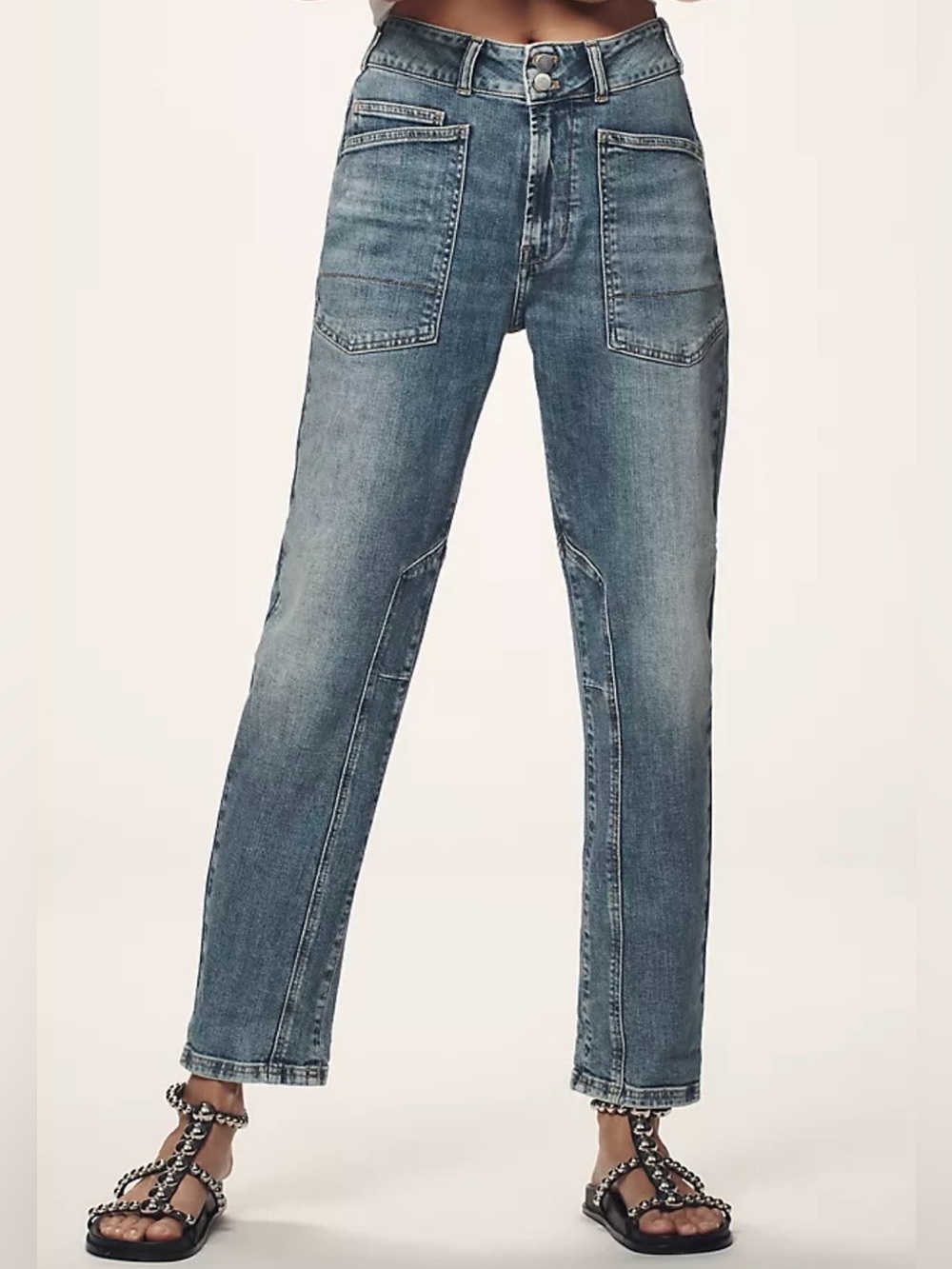 Anthropologie Pilcro Wanderer Mid-Rise Relaxed Jeans 29 NWOT